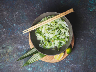 Deliziosa pasta al pesto di alghe kombu (veg)