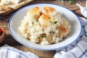 Risotto alle capesante