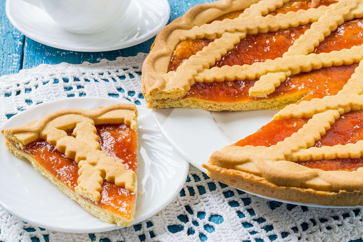 Crostata con farina di riso