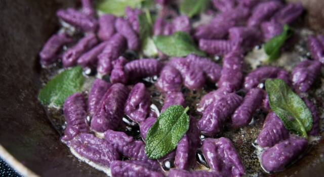 Gnocchi vegani di patate viola: un primo piatto colorato!