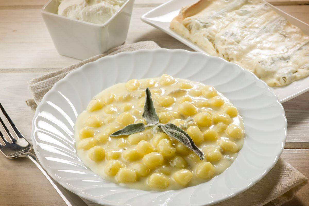 Gnocchi with gorogonzola