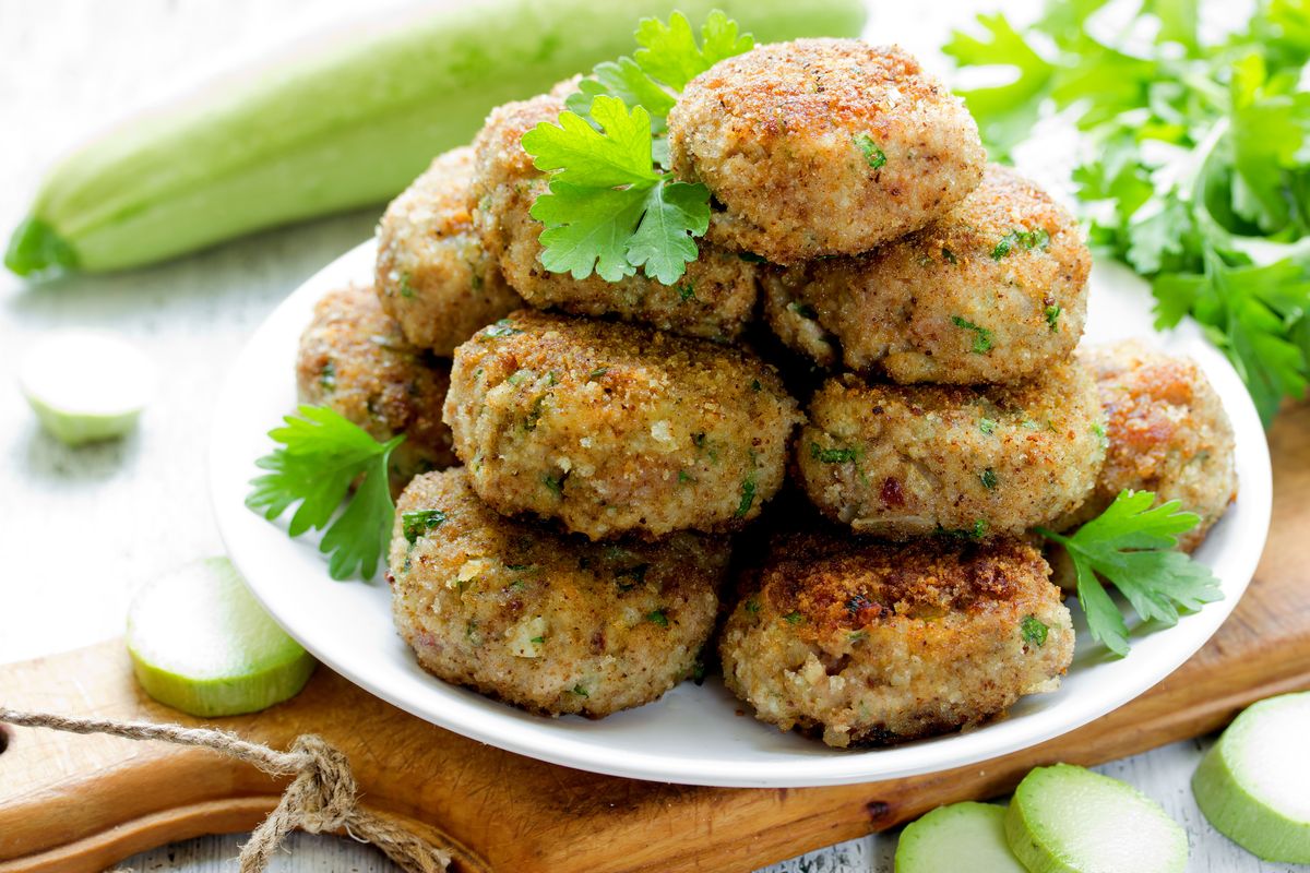 Polpette di zucchine e lenticchie