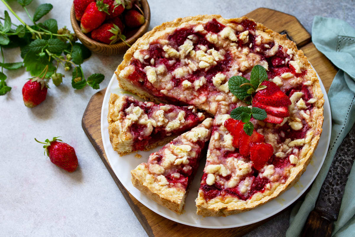 Crostata con le fragole
