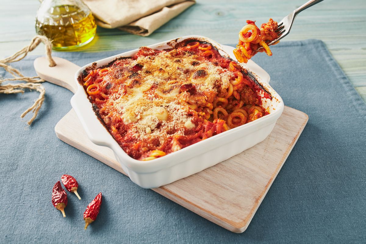 Sicilian baked pasta