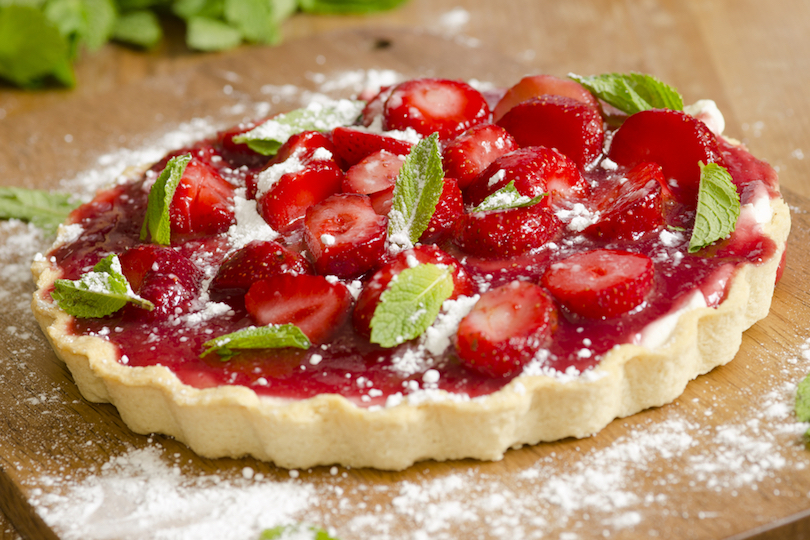 crostata di fragole