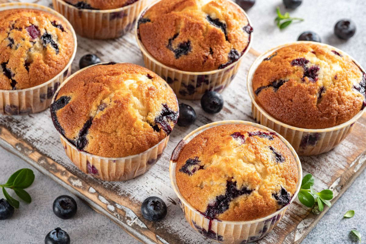 Gluten-free blueberry muffins