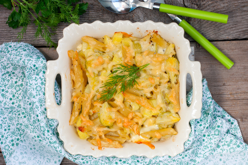 Pasta al forno con patate