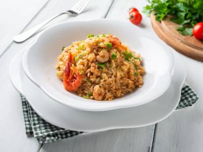 Fresco e agrumato: scopriamo il risotto al cedro e scampi