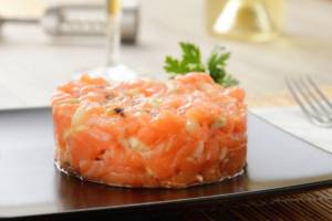 tartare di salmone