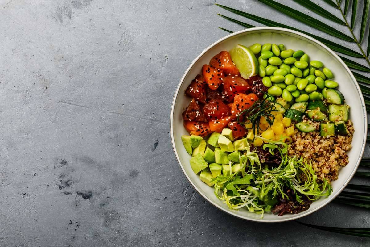 Quinoa Salmon Avocado Salad