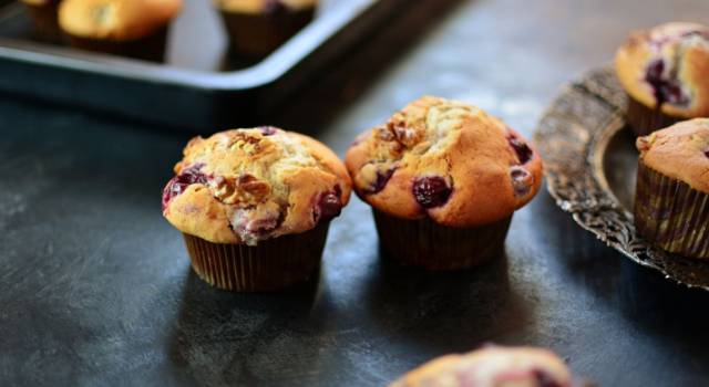Muffin alle ciliegie: facili, veloci e appetitosi
