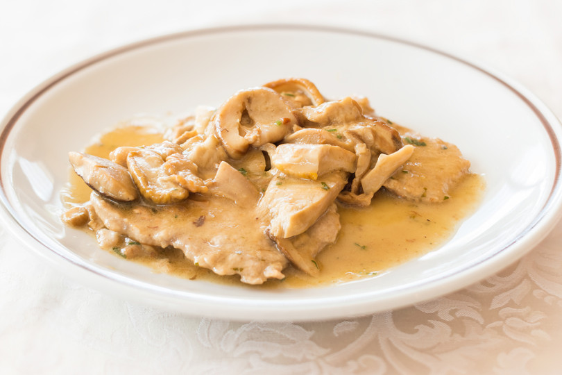 Scaloppine ai funghi