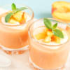 Budino alle pesche
