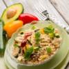 cous cous melone e avocado