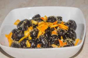 olive con scorza d'arancia