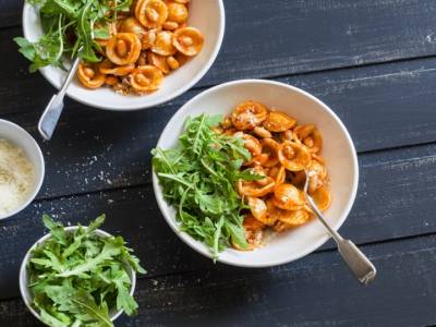 Orecchiette al pesto vegano di nocciole