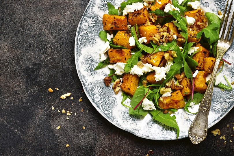 Insalata con la zucca