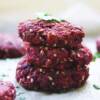 Cotolette vegetali di barbabietola