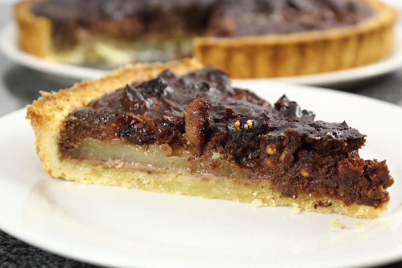 Crostata pere e cioccolato
