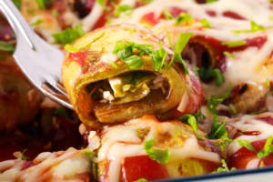 Involtini di zucchine al forno