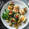 Involtini di zucchine alla mediterranea