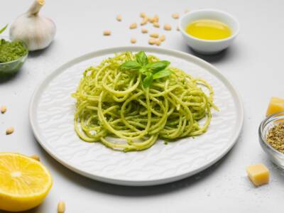 Pasta al pesto di limoni