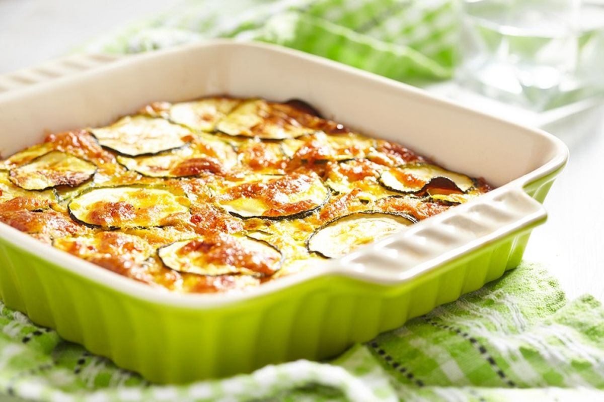 Gluten-free courgette flatbread