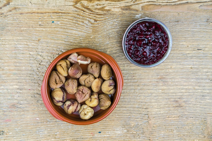 Castagne al vino