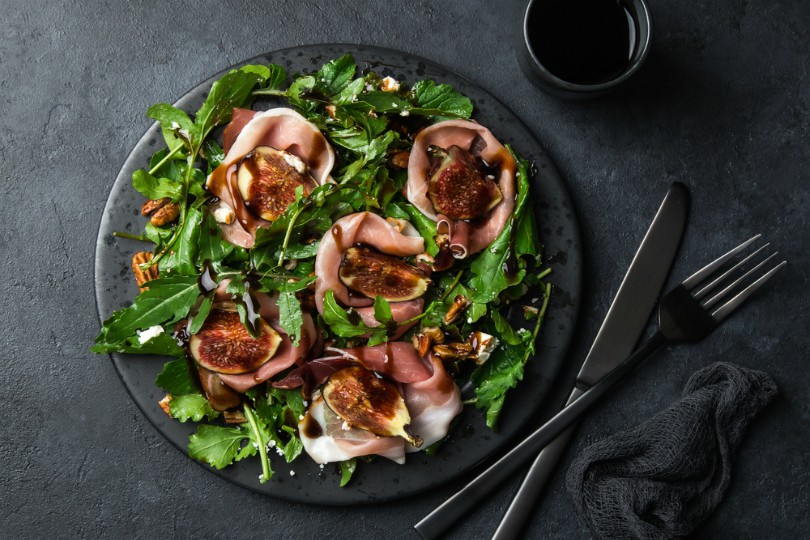 Insalata fichi e prosciutto