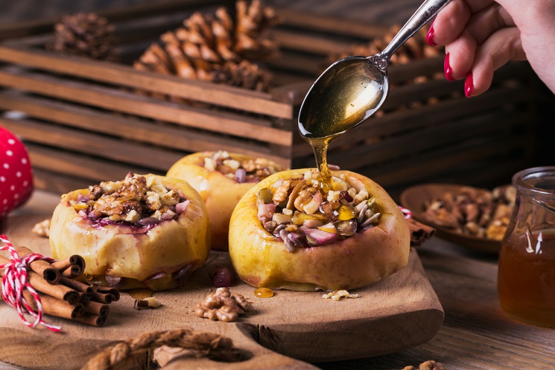 mele al forno ripiene