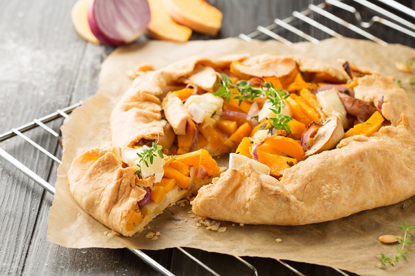 Torta salata zucca e cipolla