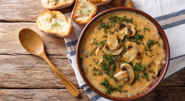 Zuppa di funghi: un piatto che profuma di autunno!