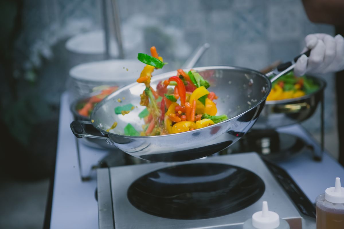 pan-fried peppers