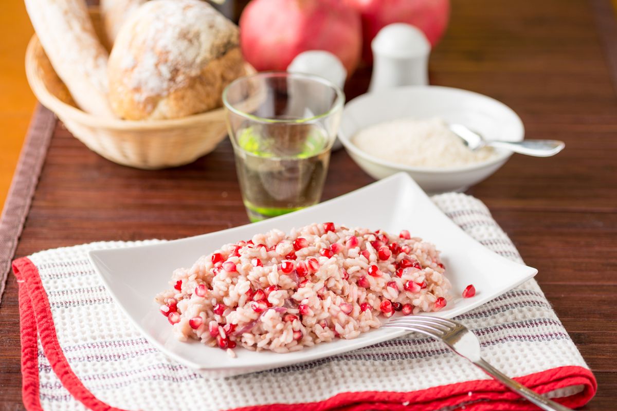 Risotto al melograno