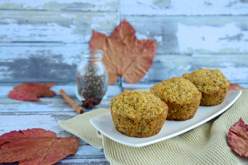 Muffin alla zucca senza glutine