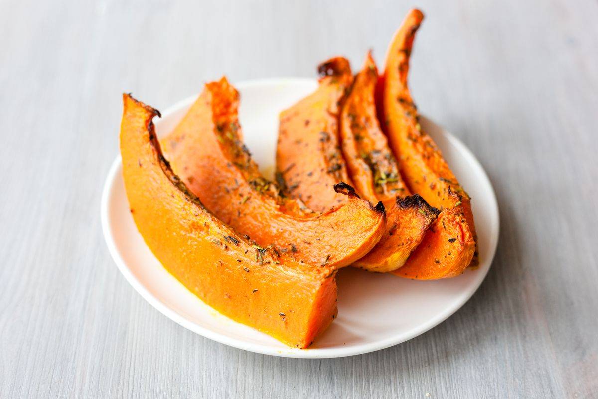 Baked pumpkin