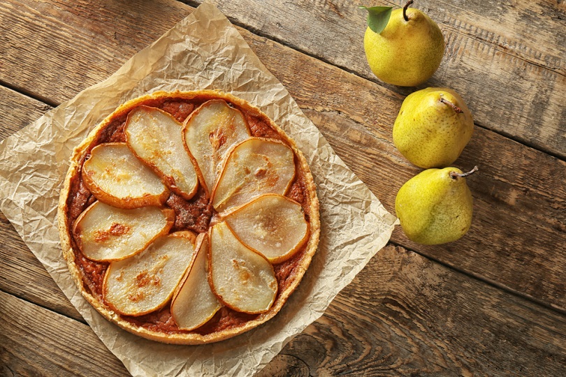 Crostata vegana con pere