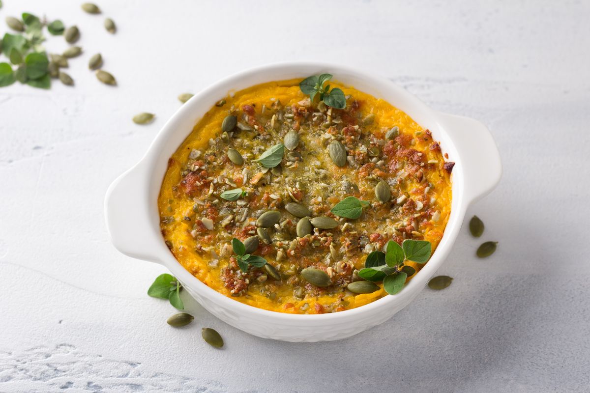 Frittata di zucca al forno