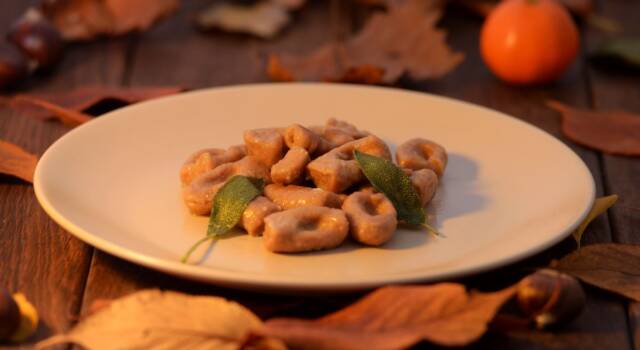 Gnocchi di castagne: un buonissimo primo piatto di stagione