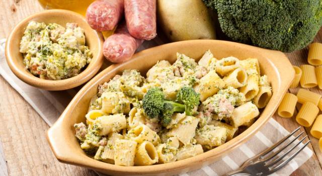 Pasta con i broccoli e salsiccia: un primo piatto buonissimo!