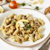 Pasta al pesto di funghi