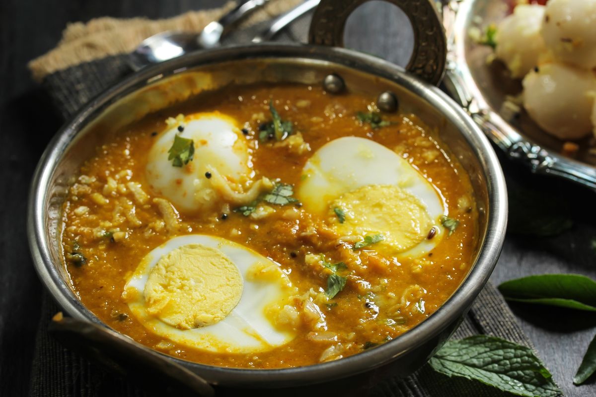 Uova sode al curry