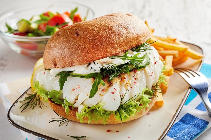Panini farciti con merluzzo
