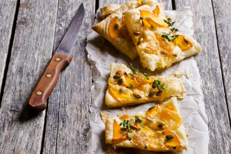 Pasta sfoglia con zucca