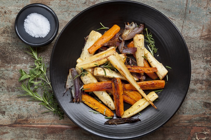 Pastinaca e zucca arrosto