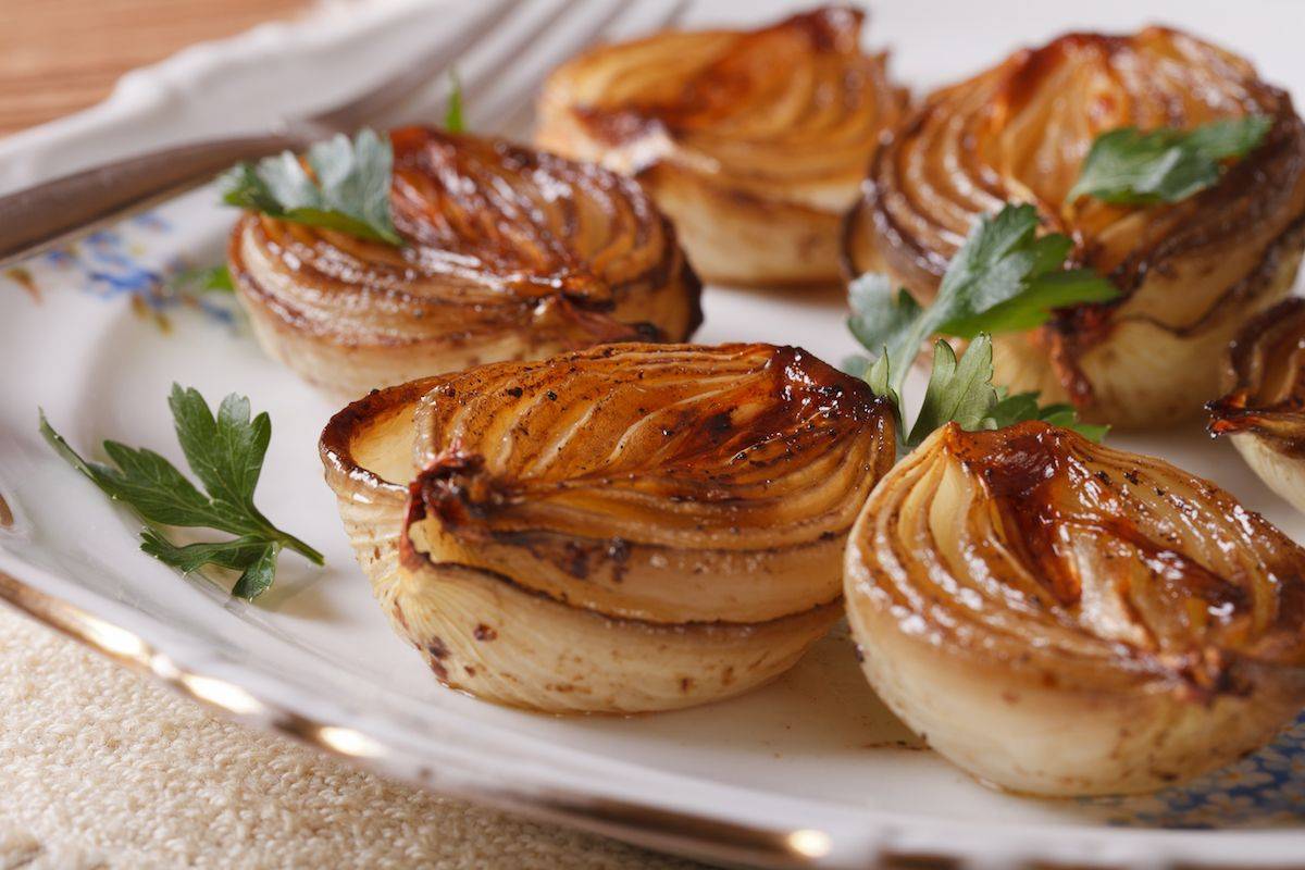 Baked onions