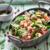 Cous cous con spinaci freschi