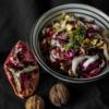 insalata di radicchio con melograno