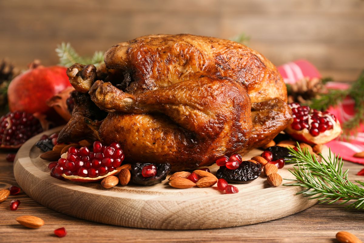 Thanksgiving stuffed turkey