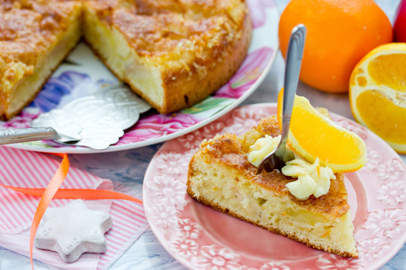 torta all'arancia senza glutine